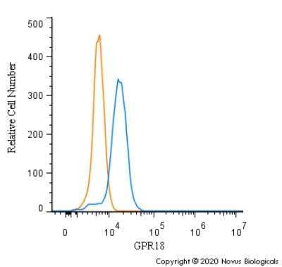 Flow Cytometry: GPR18 Antibody - BSA Free [NBP2-24918]