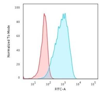 Flow Cytometry: HLA DPB1 Antibody (HLA-DPB1/2862R) [NBP3-07722]