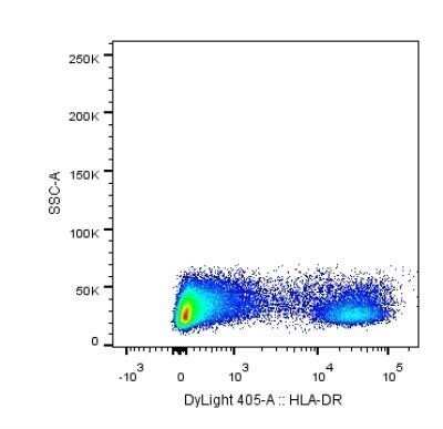 Flow Cytometry: HLA-DR Antibody (L243) - Azide and BSA Free [NBP2-80773]