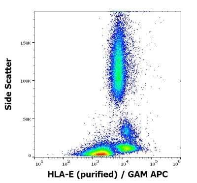 Flow Cytometry: HLA-E Antibody (3D12) - BSA Free [NBP2-76812]