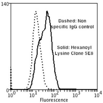 Flow Cytometry: Hexanoyl-Lysine adduct Antibody (5E8) [NBP2-59363]