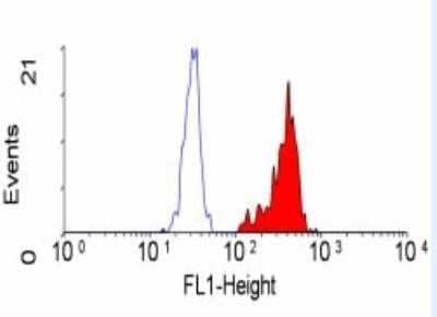 Flow Cytometry: IGF-II R/IGF2R Antibody (MEM-238) - BSA Free [NB500-464]
