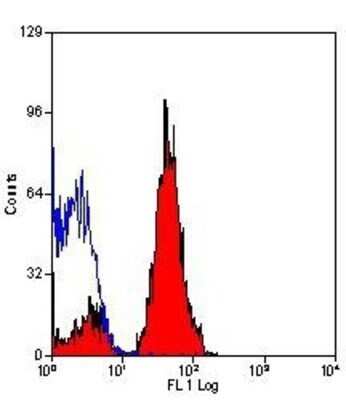 Flow Cytometry: JAM-A Antibody (H202-106) - BSA Free [NB100-65340]