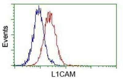Flow Cytometry: L1CAM Antibody (OTI2A6) - Azide and BSA Free [NBP2-71097]