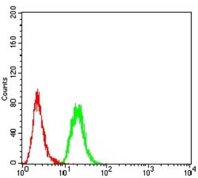 Flow Cytometry: Lysine (K)-specific Demethylase 5B/KDM5B/JARID1B Antibody (7H3D7) - BSA Free [NBP2-52500]