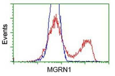 Flow Cytometry: MGRN1 Antibody (OTI3C3) - Azide and BSA Free [NBP2-72665]