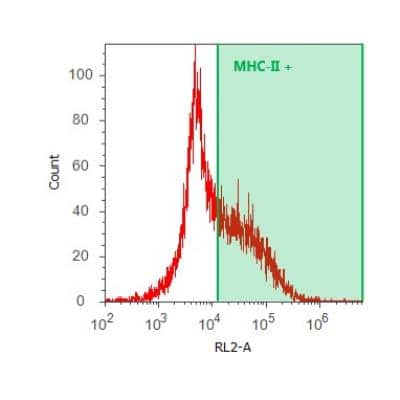 Flow Cytometry: MHC Class II Antibody (CVS20) - BSA Free [NBP2-34848]