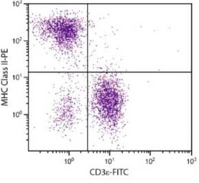 Flow Cytometry: MHC Class II Antibody (NIMR-4) - Azide and BSA Free [NBP1-28158]