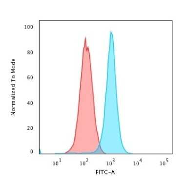 Flow Cytometry: Moesin Antibody (MSN/491) [NBP2-32875]