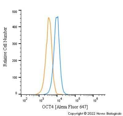Flow Cytometry: OCT4 Antibody - BSA Free [NB100-2379]
