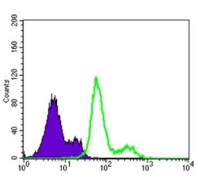 Flow Cytometry: Pyruvate Dehydrogenase Kinase 1/PDK1 Antibody (4A11) - BSA Free [NBP2-22171]