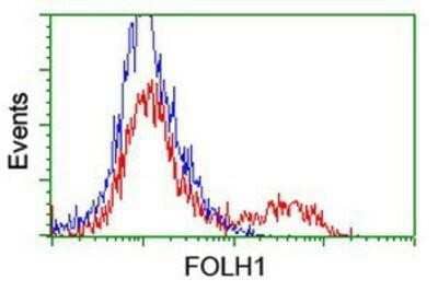 Flow Cytometry: PSMA/FOLH1/NAALADase I Antibody (OTI3H5) [NBP2-02045]