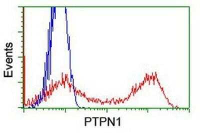 Flow Cytometry: PTP1B/PTPN1 Antibody (OTI1D10) [NBP2-01056]