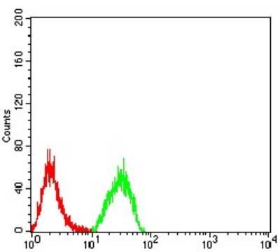 Flow Cytometry: Phospholipase D2 Antibody (7E4D9) - BSA Free [NBP2-61784]