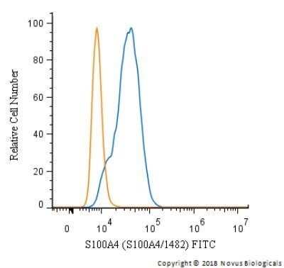 Flow (Intracellular): S100A4 Antibody (S100A4/1482) - Azide and BSA Free [NBP2-54400]