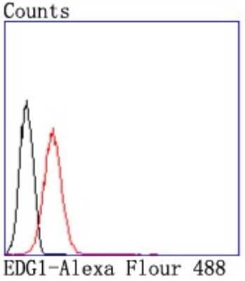 Flow Cytometry: S1P1/EDG-1 Antibody (JM10-66) [NBP2-67129]