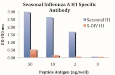 ELISA: Seasonal H1N1 Hemagglutinin Antibody - BSA Free [NBP2-41104]