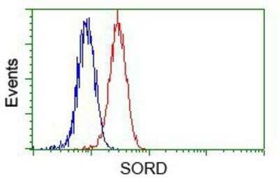 Flow Cytometry: Sorbitol Dehydrogenase Antibody (OTI9E7) - Azide and BSA Free [NBP2-74288]