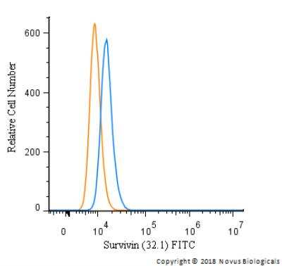 Flow Cytometry: Survivin Antibody (32.1) - BSA Free [NB500-237]