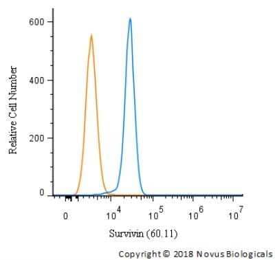Flow (Intracellular): Survivin Antibody (60.11) - BSA Free [NB500-238]