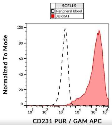 Flow Cytometry: TSPAN7/TM4SF2 Antibody (B2D) - BSA Free [NBP2-75971]