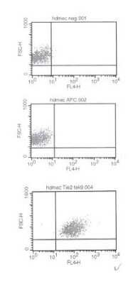 Flow Cytometry: Tie-2 Antibody (tek9) - Azide and BSA Free [NBP1-18614]