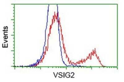 Flow Cytometry: VSIG2 Antibody (OTI2D8) - Azide and BSA Free [NBP2-74858]