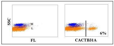 Flow Cytometry: WC1(+) gamma delta T cell Antibody (CACTB31A) [NBP2-61082]