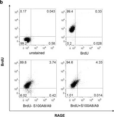 Detection of Human AGER by Flow Cytometry
