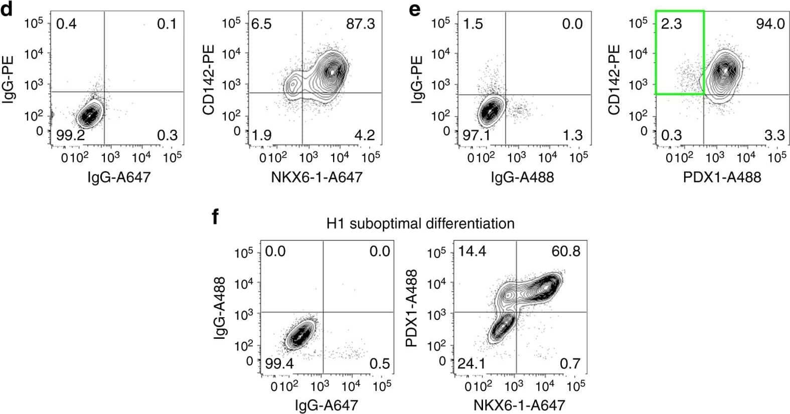 Detection of Human Human PDX-1/IPF1 Antibody by Flow Cytometry
