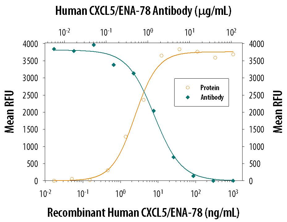 Chemotaxis Induced by CXCL5/ENA‑78 and Neutral-ization by Human CXCL5/ENA‑78 Antibody.