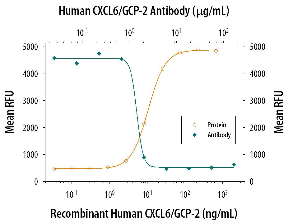 Chemotaxis Induced by CXCL6/GCP‑2 and Neutralization by Human CXCL6/GCP‑2 Antibody.