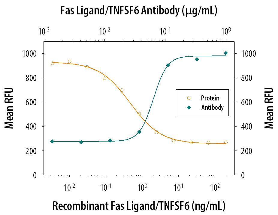 Apoptosis Induced by Fas Ligand/TNFSF6 and Neutralization by Human Fas Ligand/TNFSF6 Antibody.