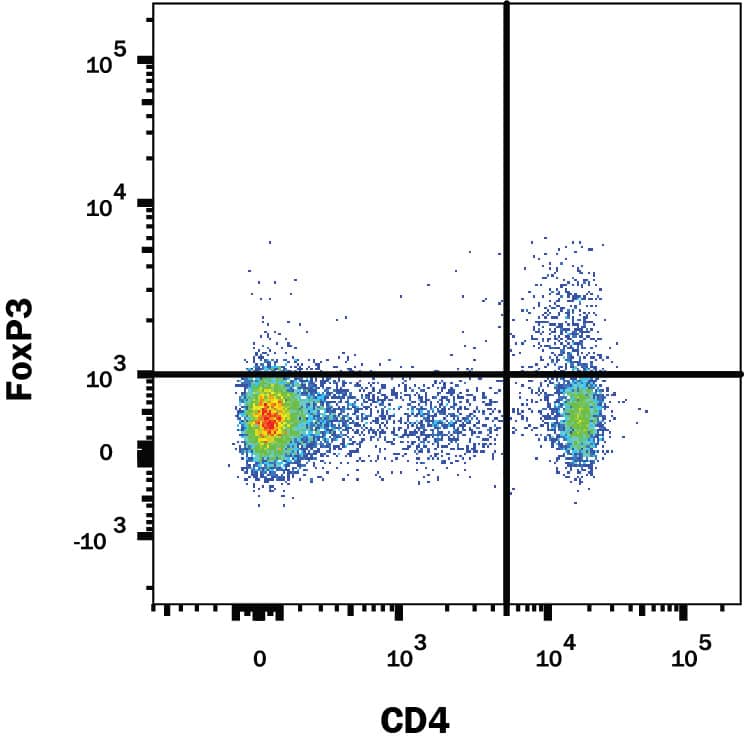 Human/Mouse/Rat FoxP3 PE-conjugated Antibody (IC8970P) by R&D Systems ...