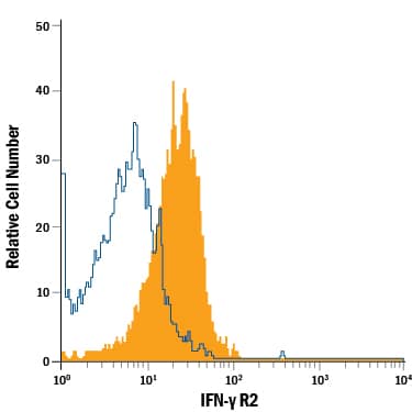 Detection of IFN-? R2 antibody in Human Blood Granulocytes antibody by Flow Cytometry.