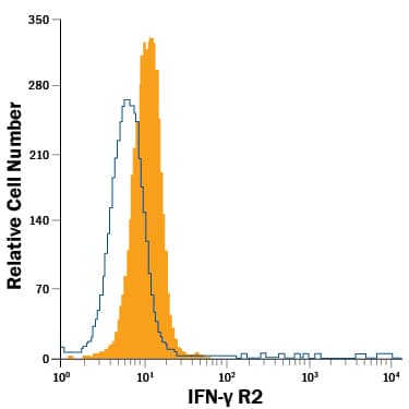 Detection of IFN-? R2 antibody in Human Granulocytes antibody by Flow Cytometry.