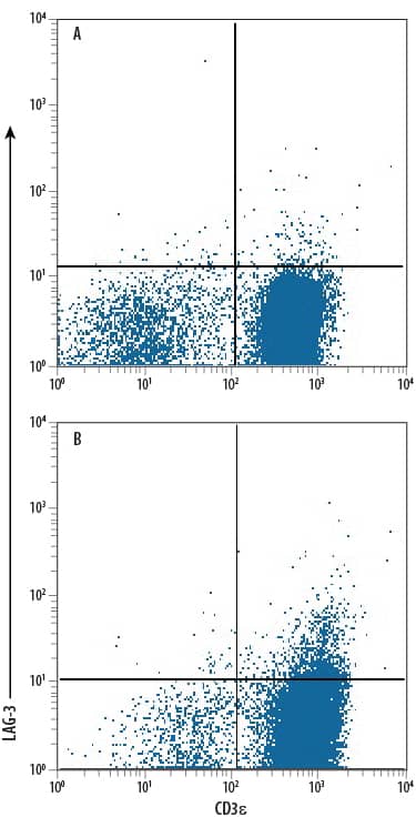 Detection of LAG-3 antibody in Human PBMCs antibody by Flow Cytometry.