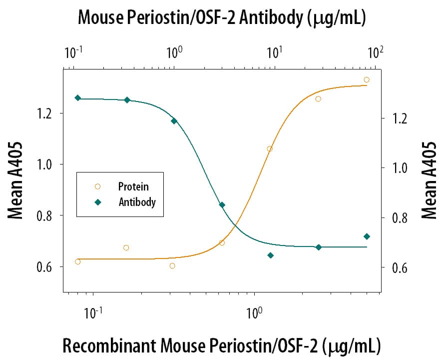 Cell Adhesion Mediated by Periostin/OSF‑2 and Neutral-ization by Mouse Periostin/ OSF‑2 Antibody.