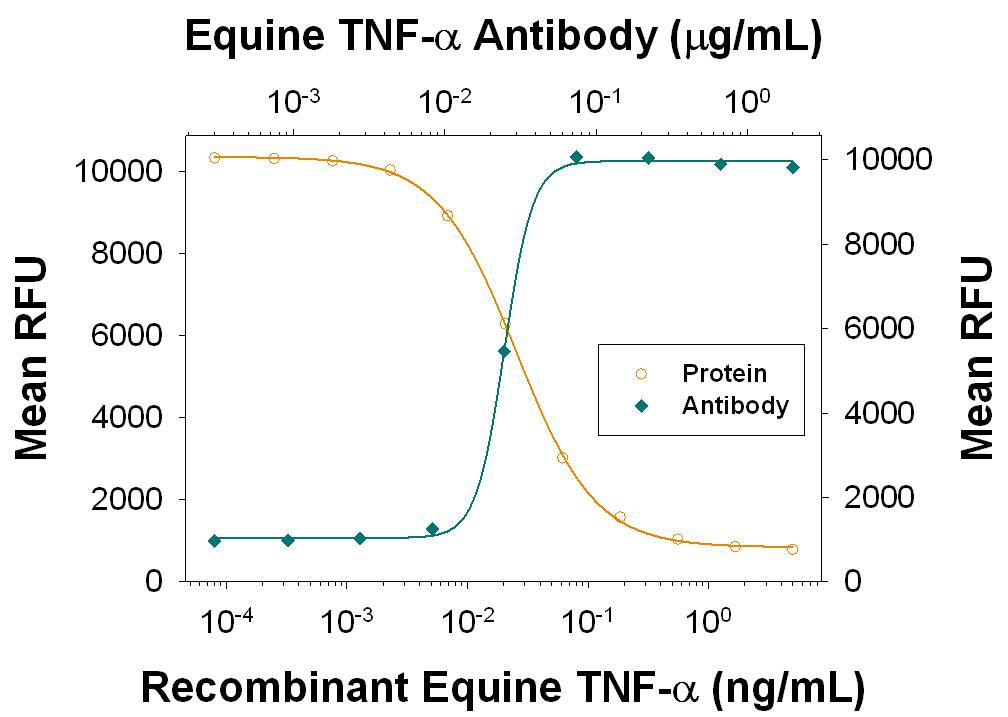 Cytotoxicity Induced by TNF‑ alpha and Neutralization by Equine TNF‑ alpha Antibody.