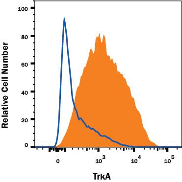 Detection of TrkA antibody in K562 Human Cell Line antibody by Flow Cytometry.