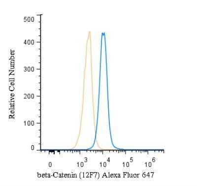 Flow (Intracellular): beta-Catenin Antibody (12F7) - BSA Free [NBP1-54467]