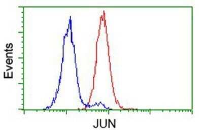 Flow Cytometry: c-jun Antibody (OTI3G2) - Azide and BSA Free [NBP2-71059]
