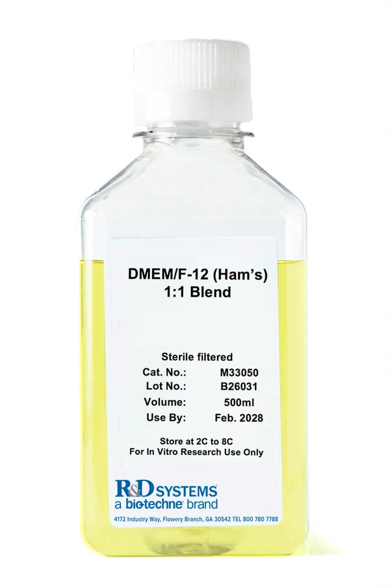 DMEM/F-12, 15 mM HEPES, GlutaminePlus, no phenol red