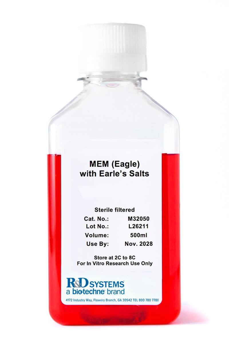 MEM (Earle's salts), 25 mM HEPES, non-essential amino acids, no glutamine