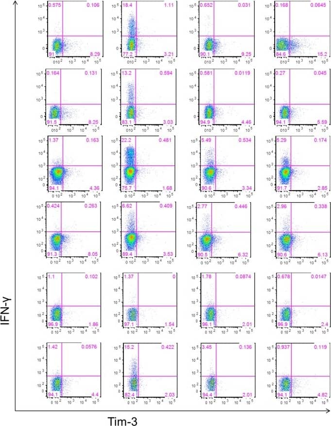Detection of Human TIM-3 by Flow Cytometry