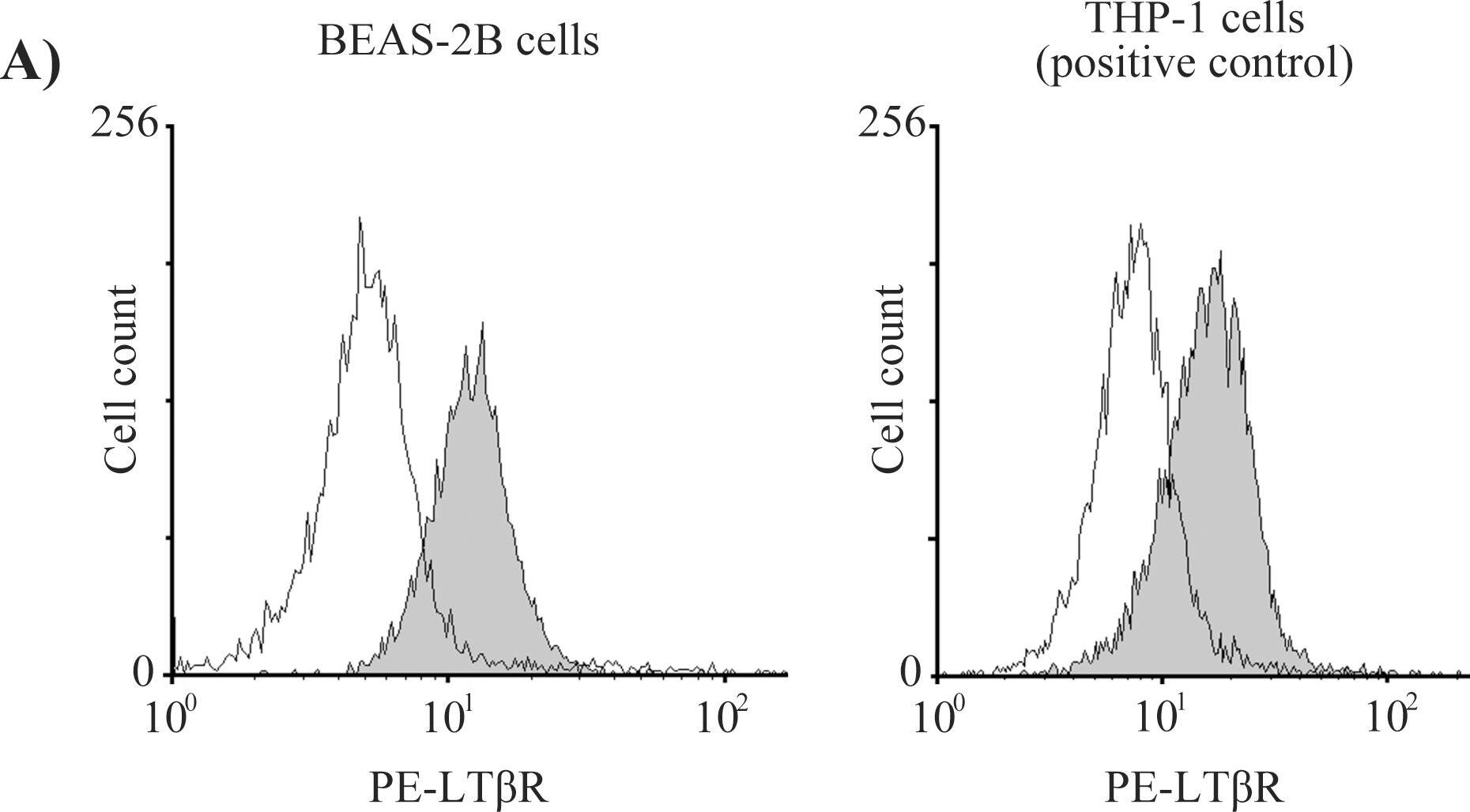 Detection of Human Lymphotoxin beta R/TNFRSF3 by Flow Cytometry