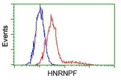 Flow Cytometry: hnRNP F Antibody (OTI5F5) [NBP2-02221]