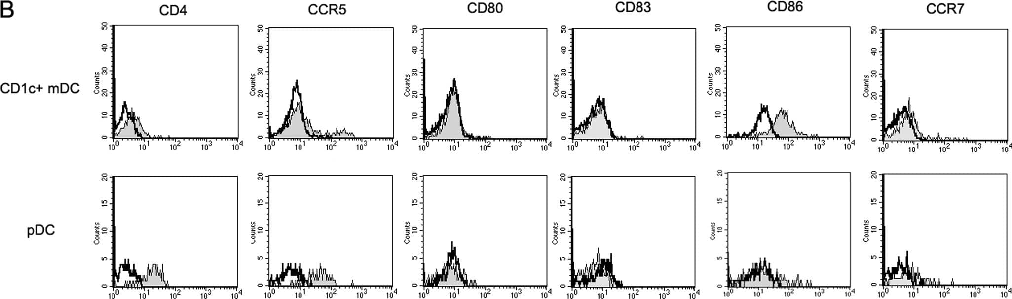 Detection of Rhesus Macaque CCR7 by Flow Cytometry