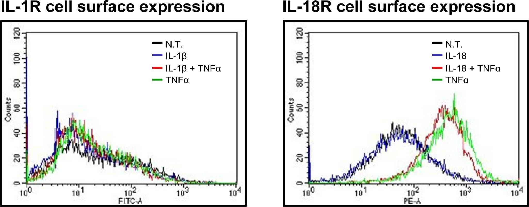 Detection of Human IL-18R alpha/IL-1 R5 by Flow Cytometry