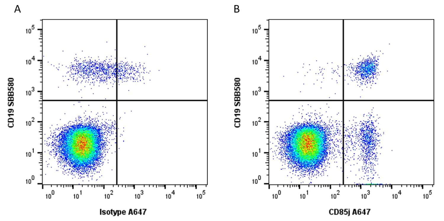 ILT5/CD85a/LILRB3 Antibody (4F9) Flow Cytometry: ILT5/CD85a/LILRB3 Antibody (4F9) [NB100-64329] -